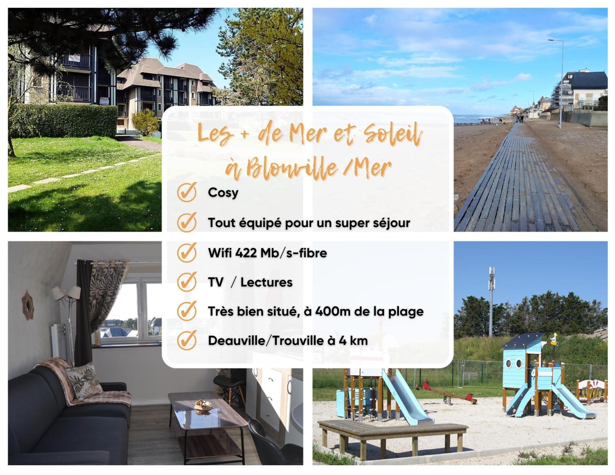 Mer Et Soleil A Blonville Sur Mer/ Deauville 외부 사진